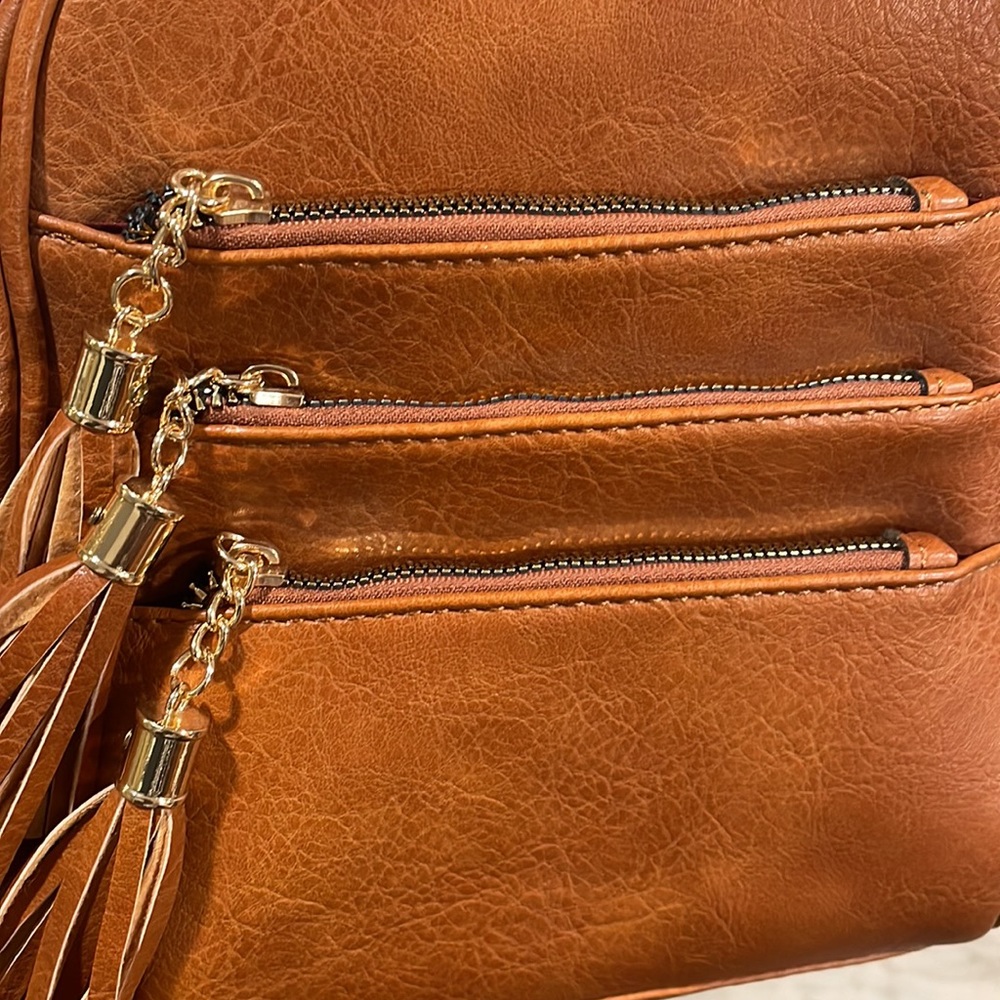 Brown Mini Backpack - image 2